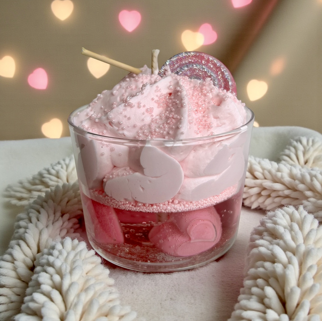 Bougie Barbe à papa 