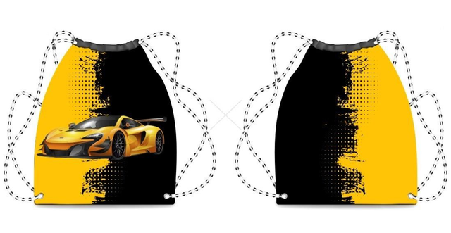 Double panneau pour Sac enfant voiture en polyester 