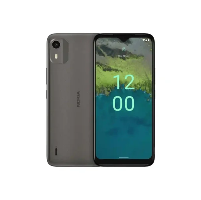 Smartphone Nokia C12 3 Go/64 Go Gris Foncé Charbon NOC1264CHA