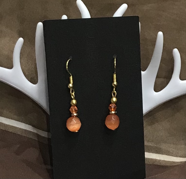 Peach Dangling Earrings- PCDE13