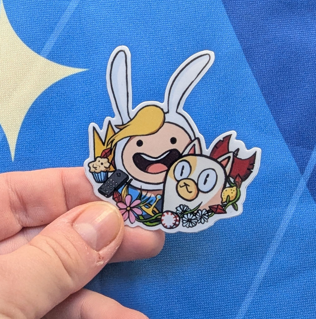 Adventure Time Fionna &amp; Cake Sticker