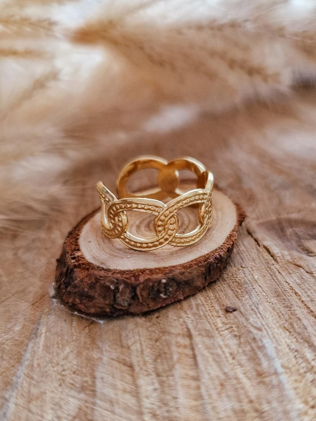 Bague "Tressy" - Modèle doré