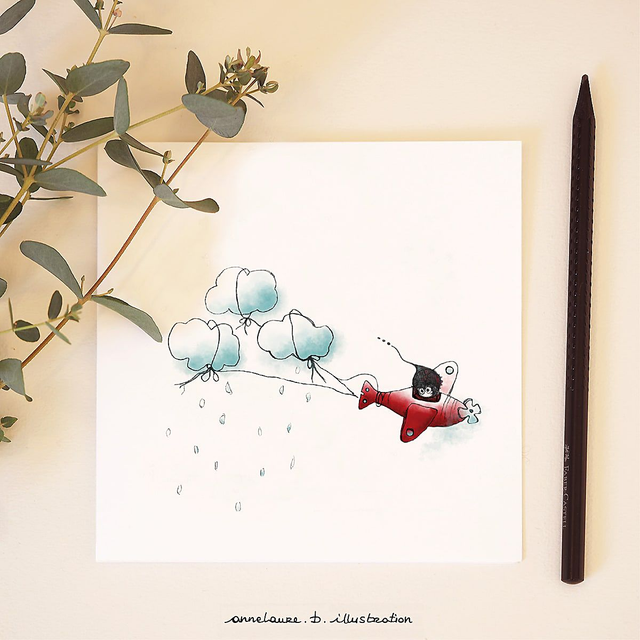 Carte &quot;Faire la pluie&quot; 