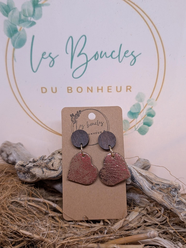 Boucles d&#039;oreilles Mini coeur évasion ev032