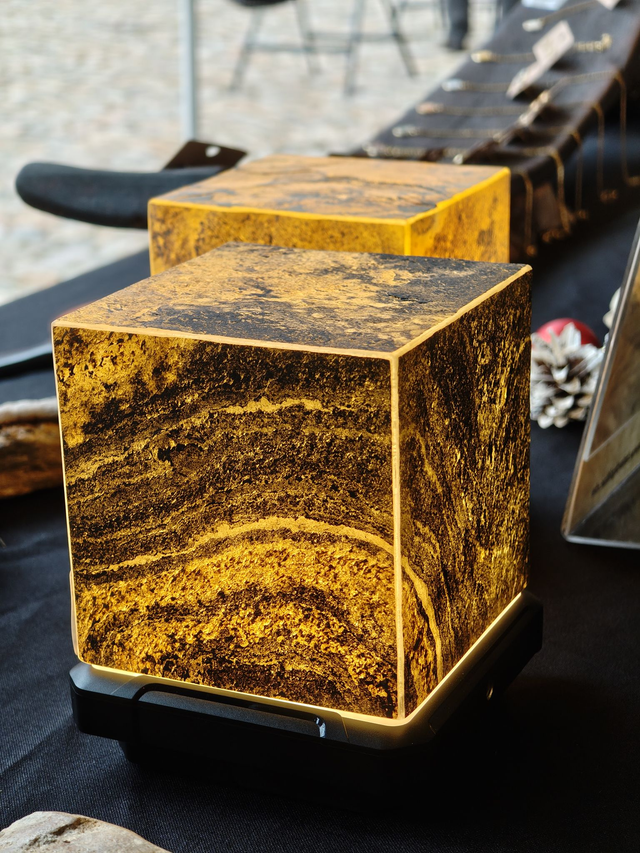 Stone Cube - Akku Dekoleuchte