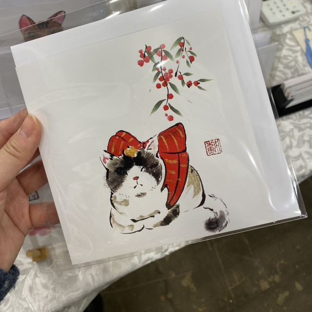 Cat Greeting Cards with Envelope