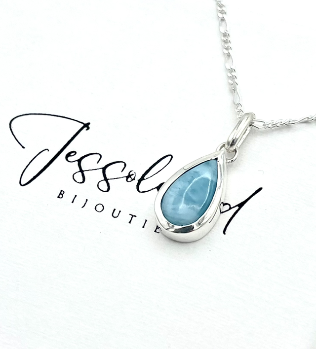 Pendentif larimar 