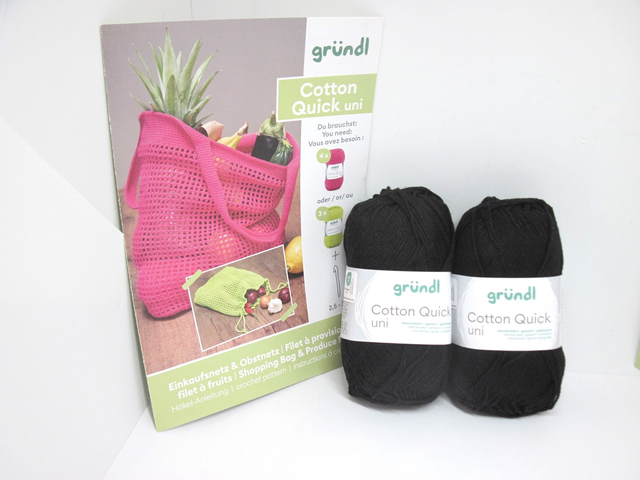 Kit filet à provisions 100% coton 