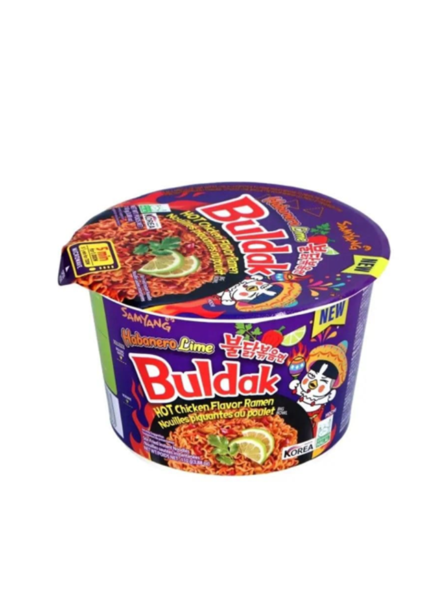 Samyang Big Bowl Habanero Lime Ramen - kryddiga nudlar 105g
