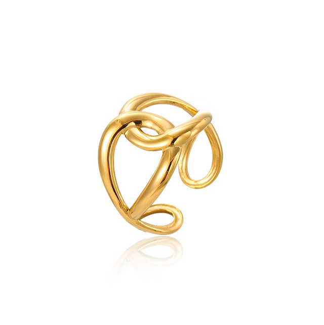 Bague double noeud