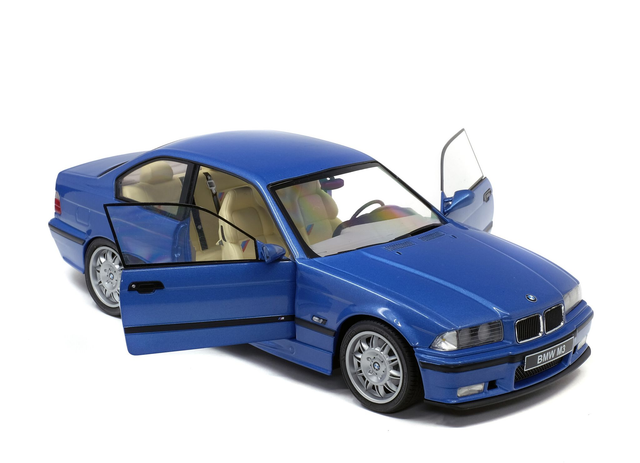 BMW E36 Coupé M3 Bleu Estoril 1990 Solido S1803901 1/18