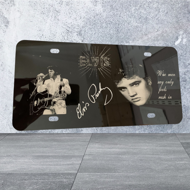 Aluminum Plate - Elvis