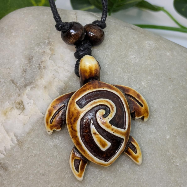 Collier &quot;Zen&quot; tortue TOR-004