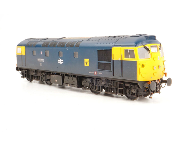 Heljan 2626 Class 26 032 Twin Headlight BR Blue Highland Stag Weathered
