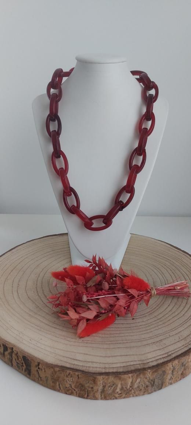 Collier Nino rouge 