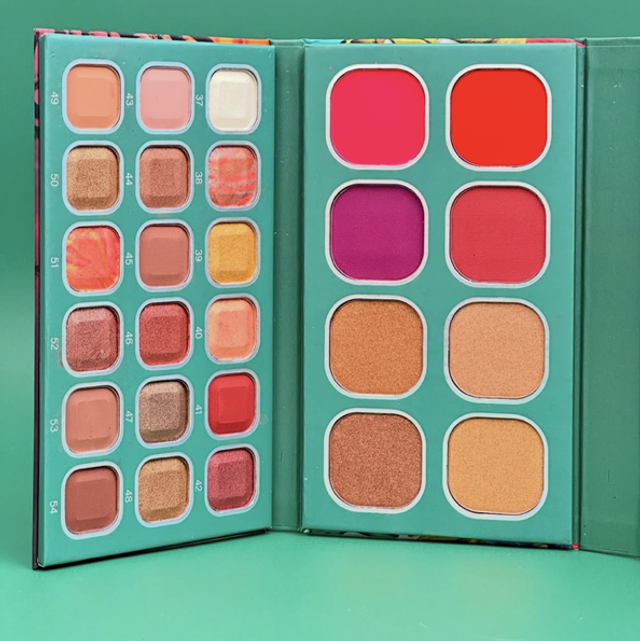 Tropical Palette blush highligter & Eyeshadow 