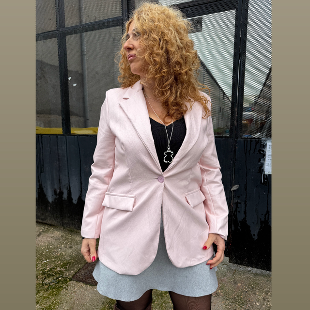 BLAZER POLIPIEL PILI ROSA