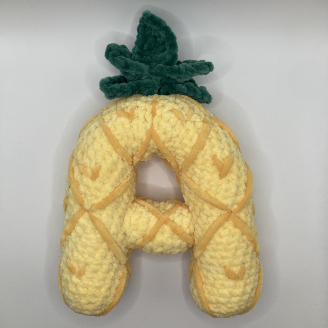 Lettre A ananas
