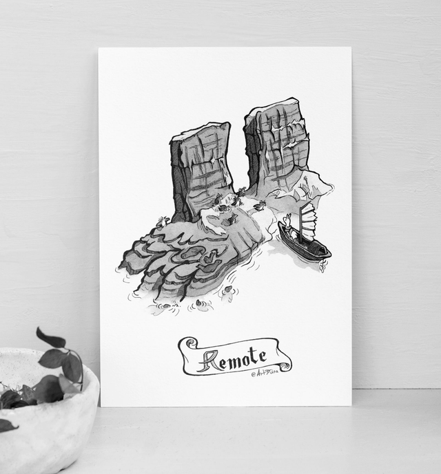 îles fantasy - L'aventure du Lama - Illustrations à l'unité