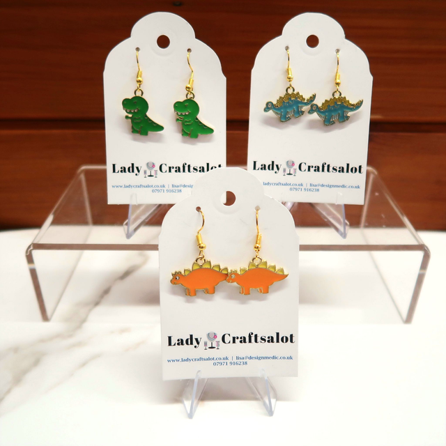 Dinosaur Earrings