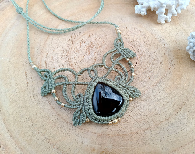 Collier ~ Quartz fumé