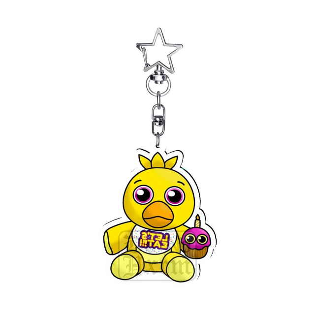 Chica Plushie Acrylic Keyring