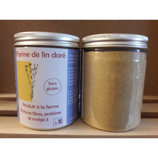 Farine - Lin doré - 200 gr