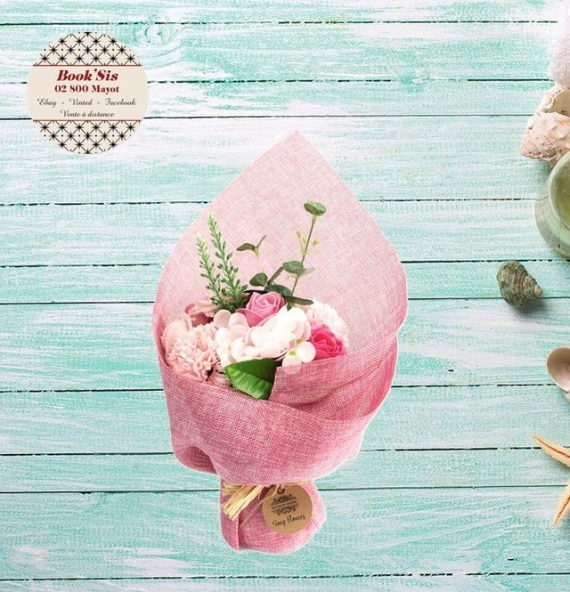 Bouquet de fleurs de savon " Rose "
