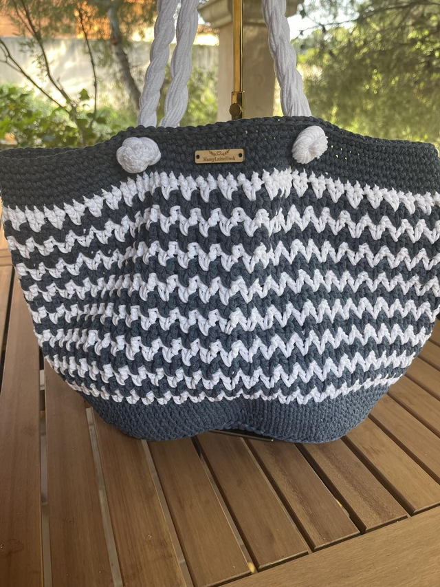 Sac de plage et son porte carte-monnaie