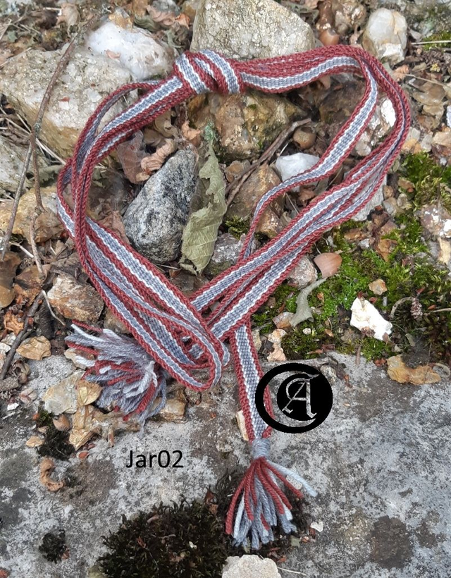 GA paire de jarretières pour bandes molletières SUR COMMANDE