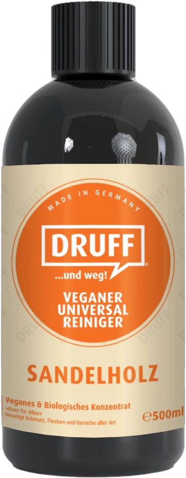 Druff Veganer Universalreiniger, biologisches Konzentrat, Sandelholz
