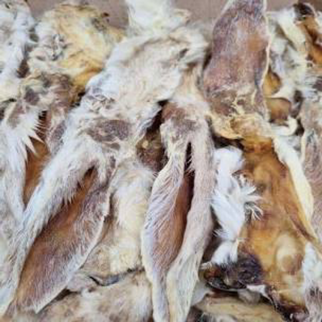 Rabbit ears with fur x2