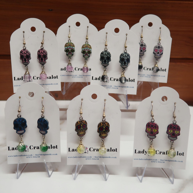 Sugar Skull Earrings