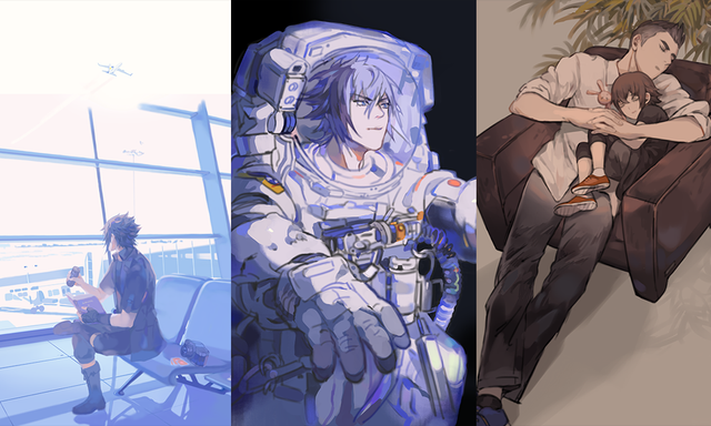 Journey Cover / Astronaut / Siblings [A3/A4]