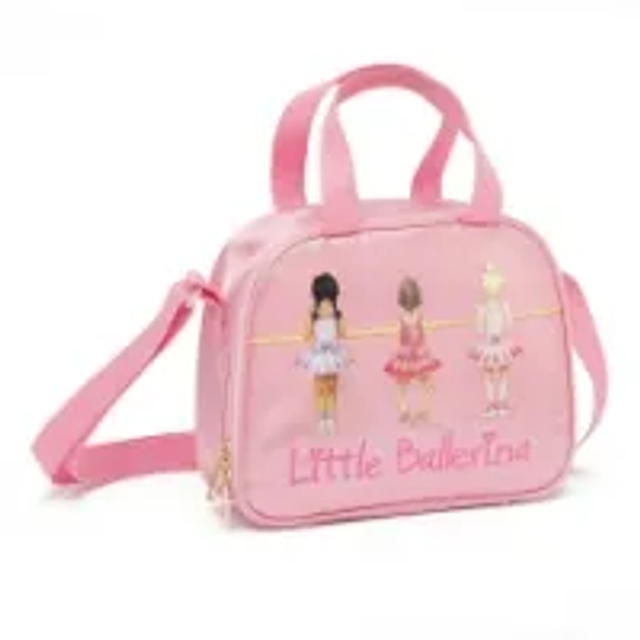 Little Ballerina Pink Satin Shoulder Bag