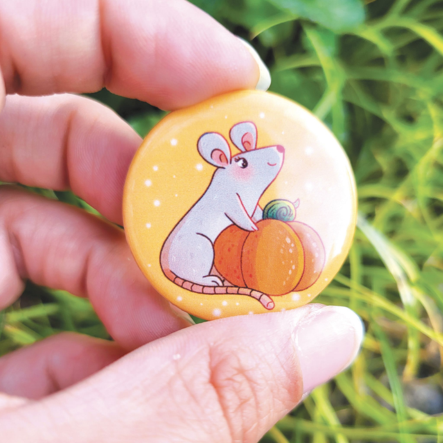 Souris et citrouille