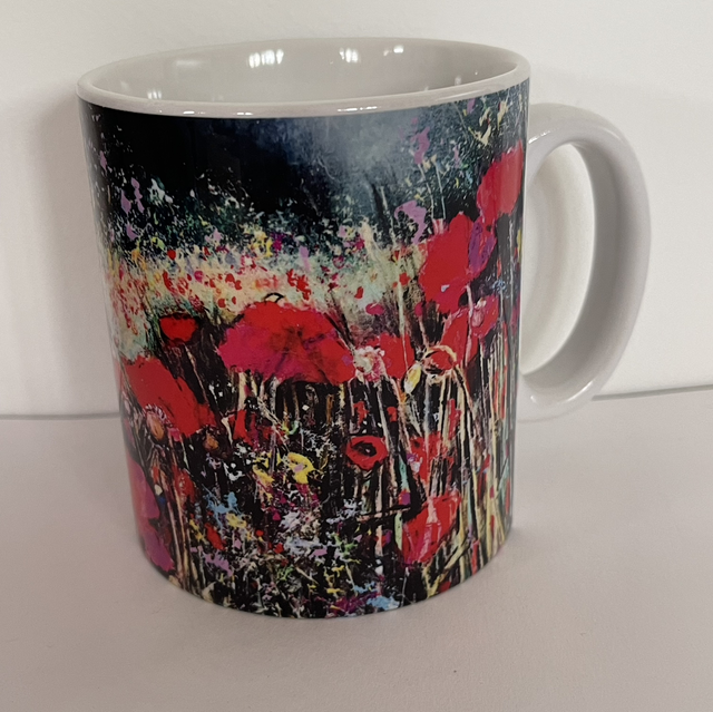 Mug- Pink Poppies
