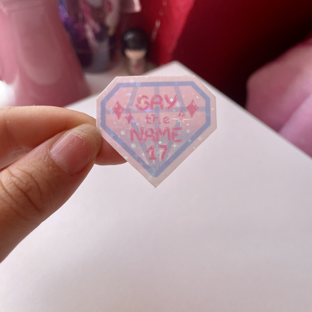 Sticker SAY THE NAME 17 