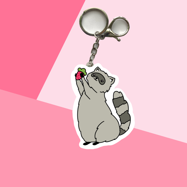 RACOON with Strawberry