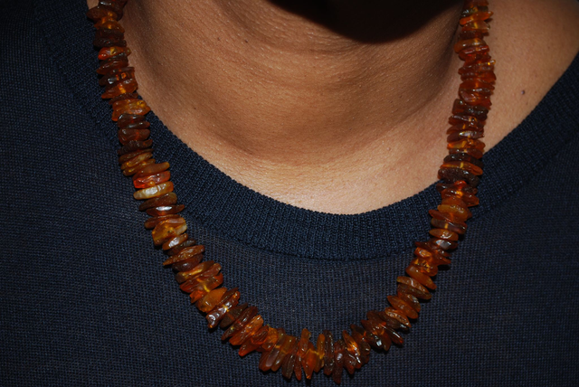 Collier ambre