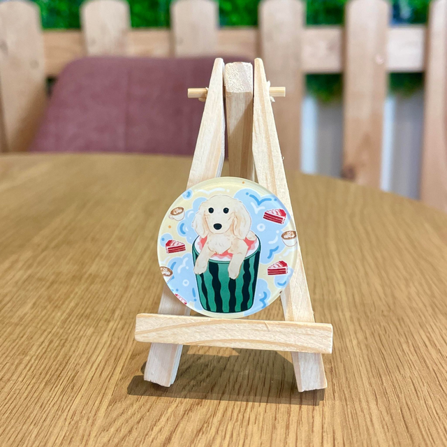 Miniature dachshund pin