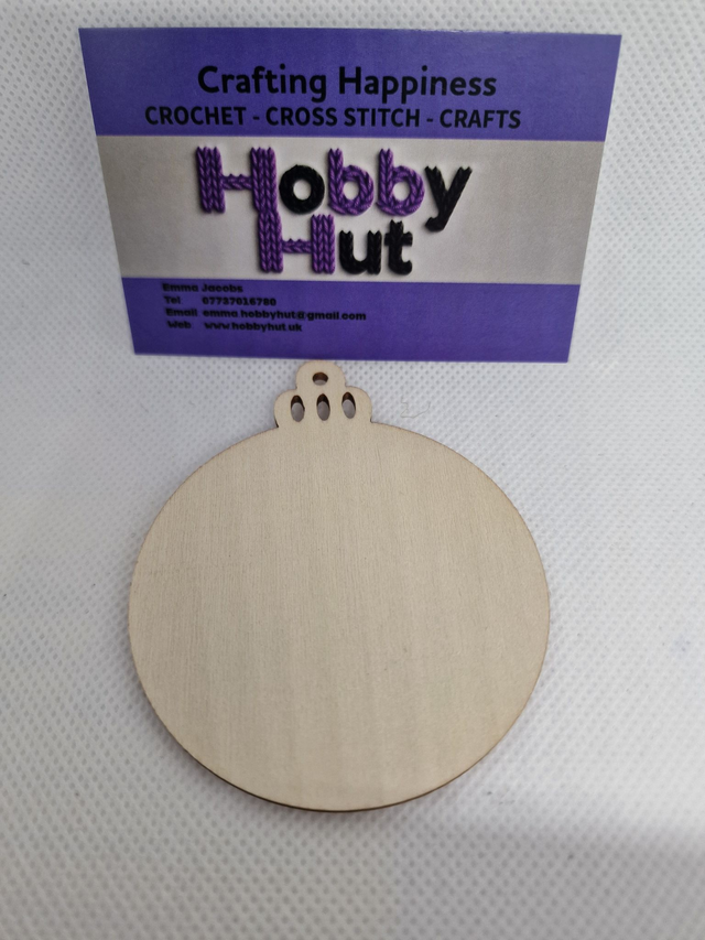 Paint-Your-Own Christmas Bauble Decoration