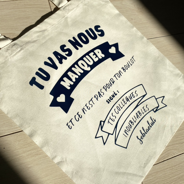 Tote bag « c’est vous qui choisissez…»