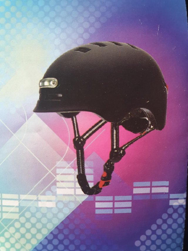 Helmet with warning light