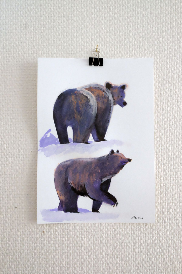 Bear study (Original Painting