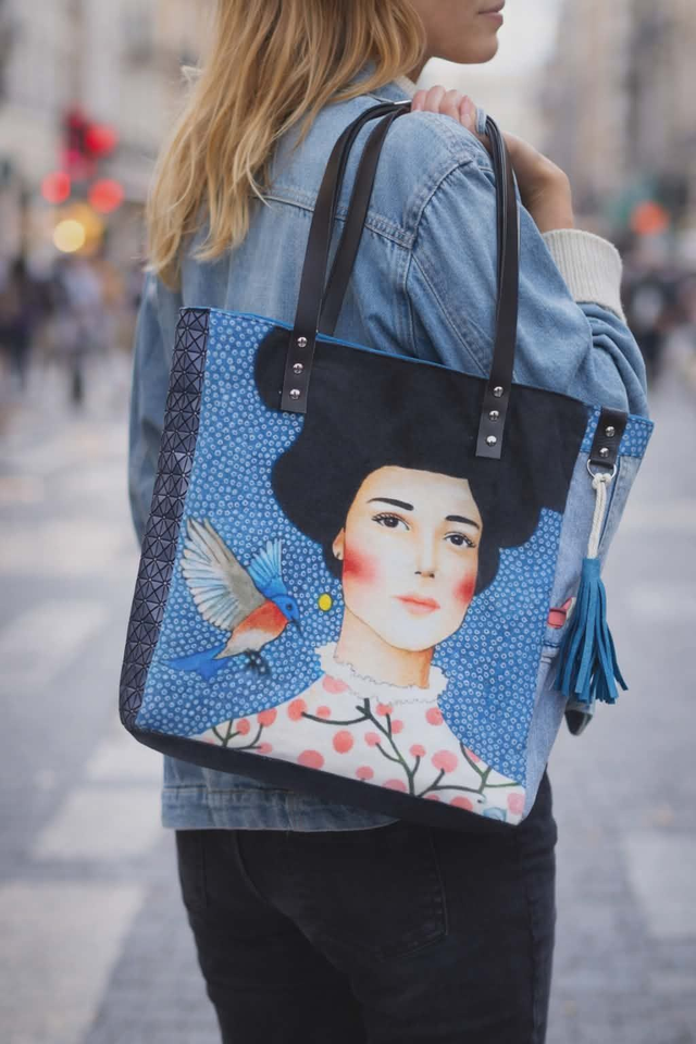 Sac cabas Miss Printemps