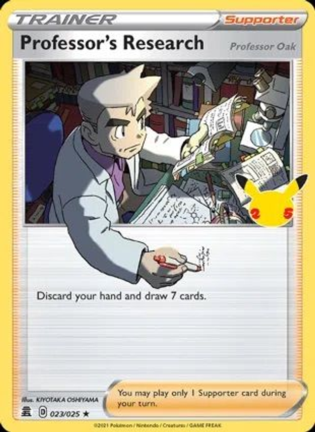 Professor&#039;s Research (Professor Oak) - 23/25 (Celebrations)