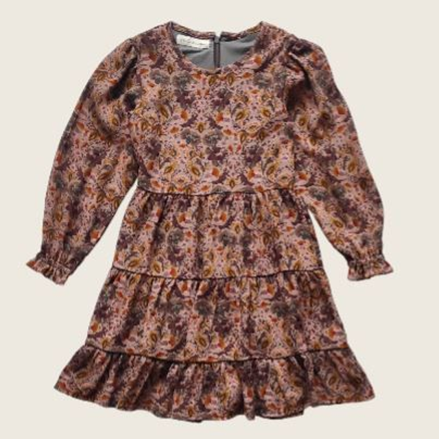 Robe fleurie 3 volants