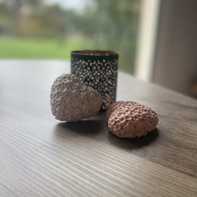 Cœur décoratif parfumé – Parfum Fleurs de Tiaré ou Floral 