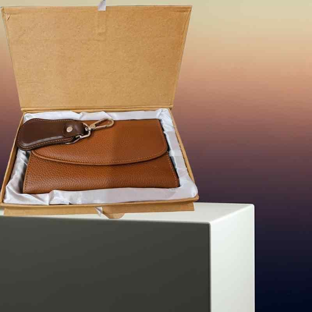 Women’s Valentine’s Luxury Wallet & Key Holder Gift Set